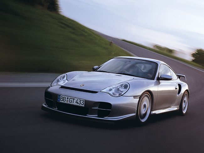 The 2005 Porsche 996 GT2 had a very sporty power to weight ratio of 33287 
